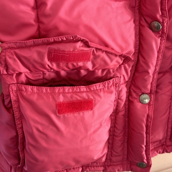 Vintage Pink JCrew Down Vest, Size Small - Picture 4 of 5
